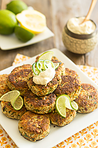 Loaded Cauliflower Fritters