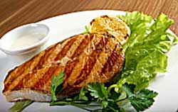  Crispy Salmon or Chicken with Herb Salad 