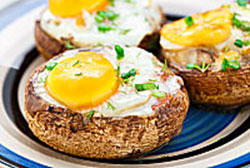 Sunny Side Up Portobellos